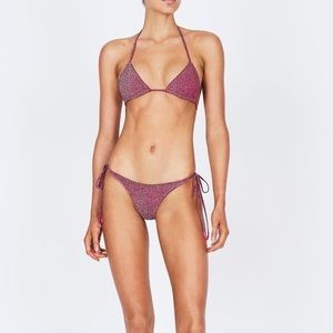 Triangl bikini - grape sparkle